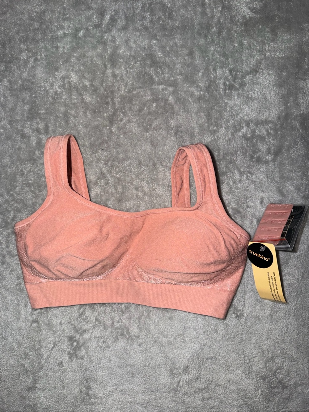 NWT TrueKind Daily Comfort Size Small Dusty Pink Wireless Support Shaper Bra